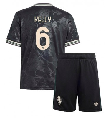 Juventus Lloyd Kelly #6 Tredjetrøje Børn 2025-26 Kortærmet (+ Korte bukser)